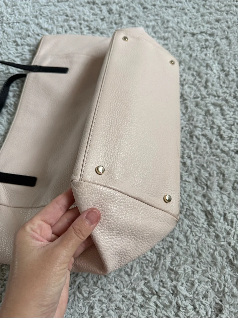 Pink Kate Spade Tote Bag Cow Leather